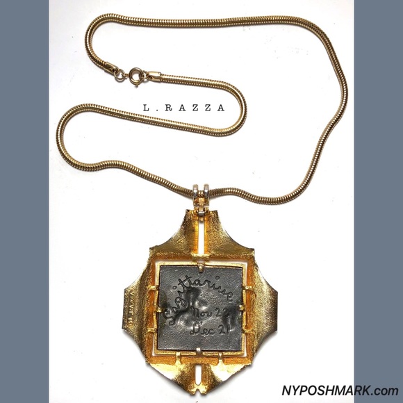 RAZZA Zodiac Sagittarius Unisex Necklace Pendant - Picture 5 of 8